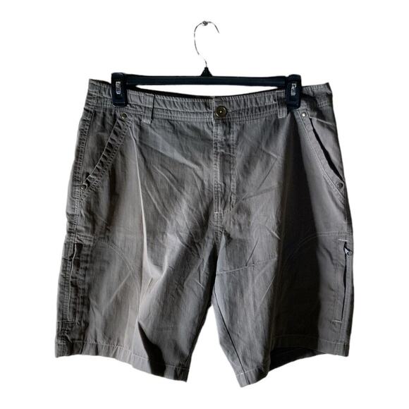 Pacific Trail Terrain Short Size 36 Gray Zipped Cargo Pockets Hiking Outdoor - Picture 1 of 7